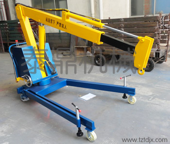 手动旋转电动升降吊车
